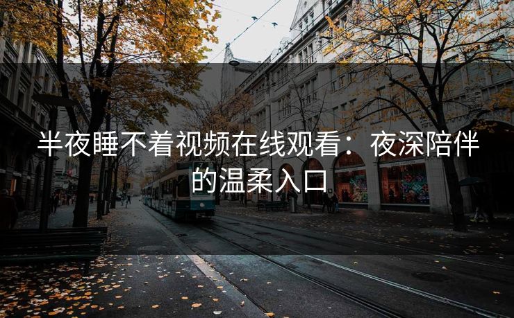 半夜睡不着视频在线观看：夜深陪伴的温柔入口